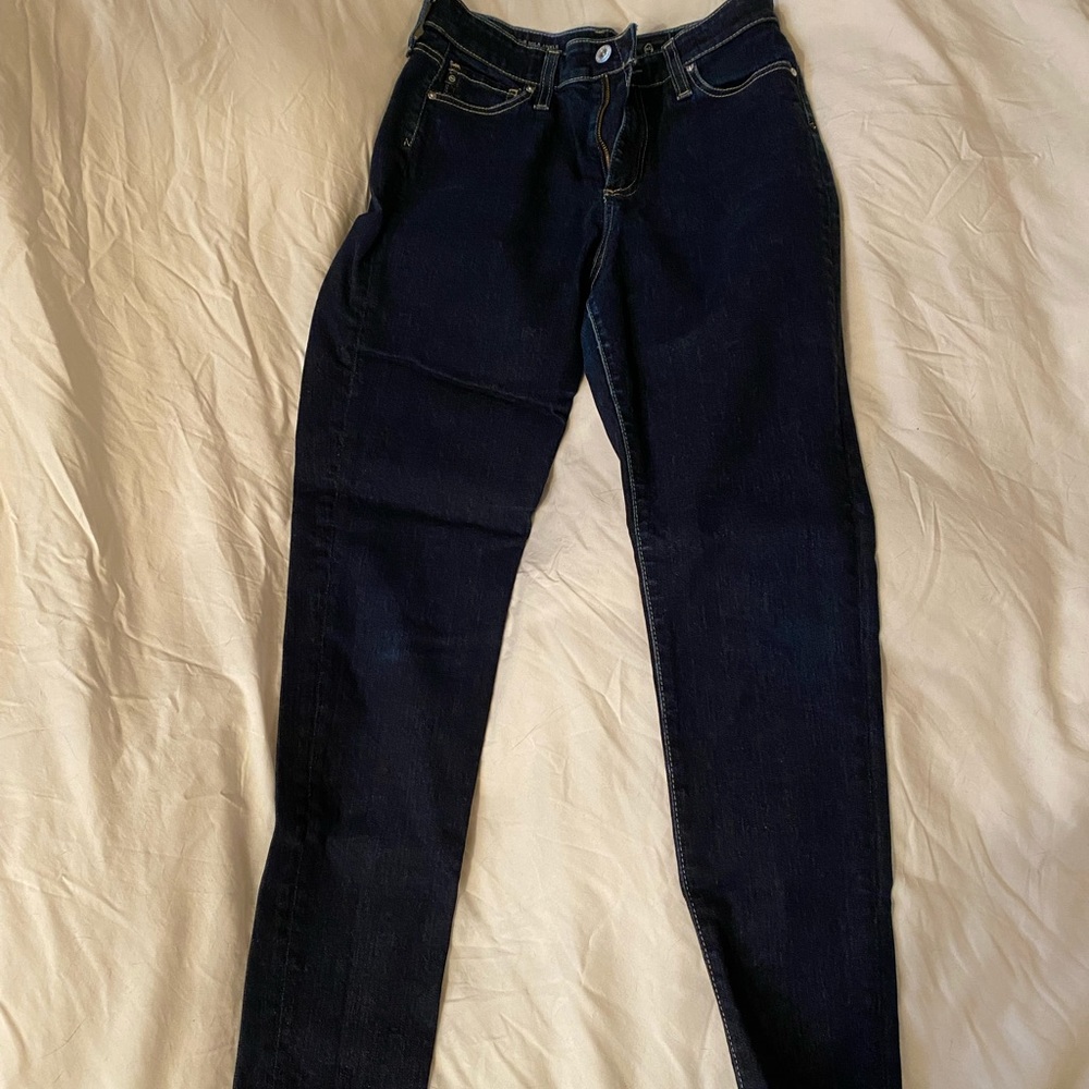 Adriano Goldschmied AG Denim Mila Super High Rise Skinny Ankle Jeans Size 28